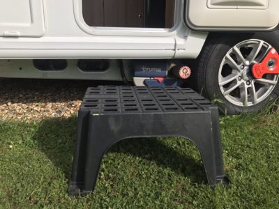 Caravan step accessory