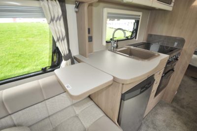 Elddis Compass Capiro 550 Kitchen worktop extension