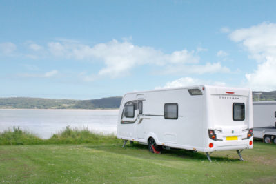 first caravanning holiday Anglesey