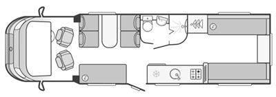 Swift Kon-tiki 649 floor plan