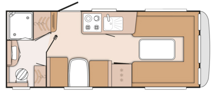 Knaus Starclass 550 floor plan