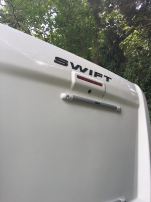 Swift caravan reversing camera