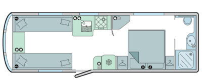 Bailey Unicorn Cartagena (Day) floor plan