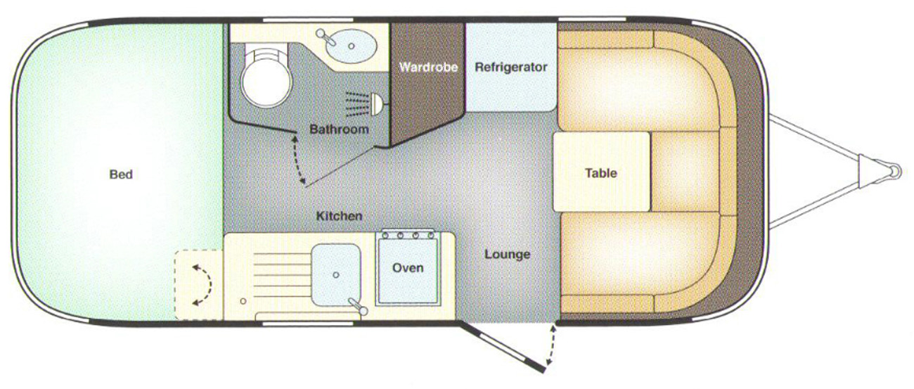 Airstream Missouri floor plan Airstream Missouri floor plan