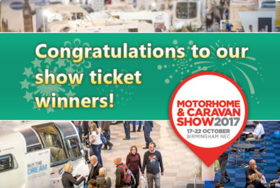 2017 Motorhome and Caravan Show ticket winners thumbnail