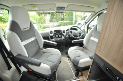 Swift Select 122 Motorhome Cab seating