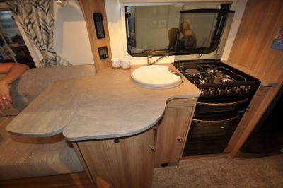 Bailey Pegasus GT70 Palermo kitchen