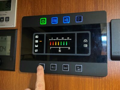 motorhome battery control panel