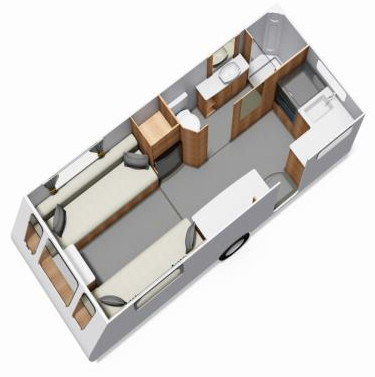 Elddis Affinity 462 floor plan