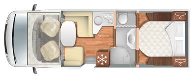 Roller Team Pegaso 740 floor plan