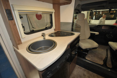 Lunar Cassini EL motorhome kitchen