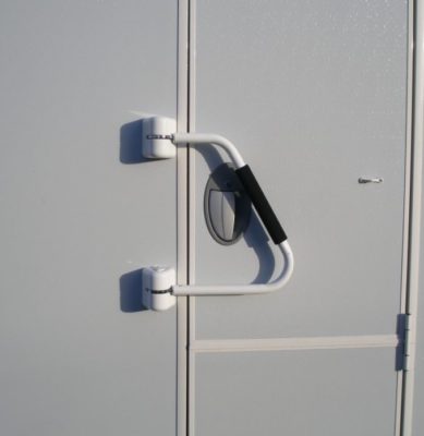 Milenco hand rail security lock