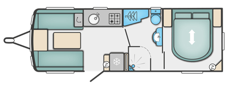 Swift Sprite Quattro EB Floor Plan Swift Sprite Quattro EB Floor Plan