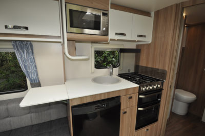 Swift Sprite Quattro EB kitchen