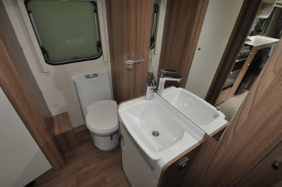 Swift Sprite Quattro EB washroom