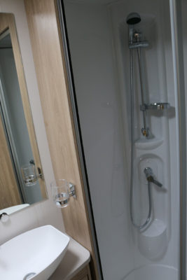 Elddis Accordo Motorhome Shower room