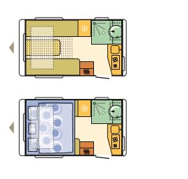 Adria Action 361 LT floor plan