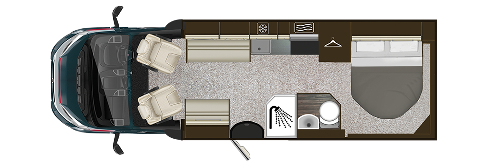 Auto-Trail Imala 732 floor plan Auto-Trail Imala 732 floor plan