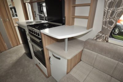 Swift Elegance 530 Kitchen from side