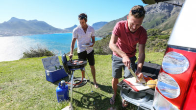 cooking on gas barbecue