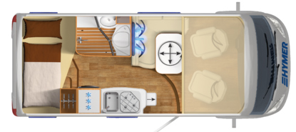 Hymer Exsis-I 504 floor plan Hymer Exsis-I 504 floor plan