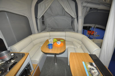 Opus Air Folding Camper lounge