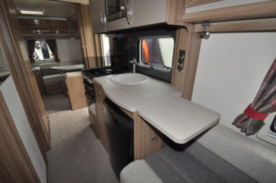 Swift Challenger 590 interior kitchen