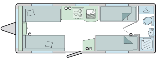 Bailey Pursuit 550/4 floor plan Bailey Pursuit 550/4 floor plan