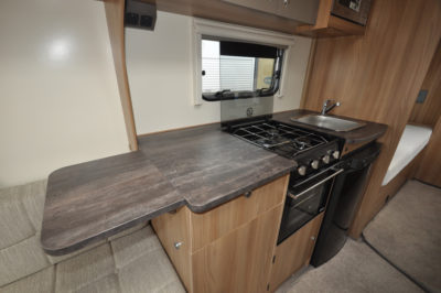 Bailey Pursuit 550 4 caravan kitchen