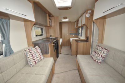 Bailey Pursuit 550 4 caravan lounge through to back