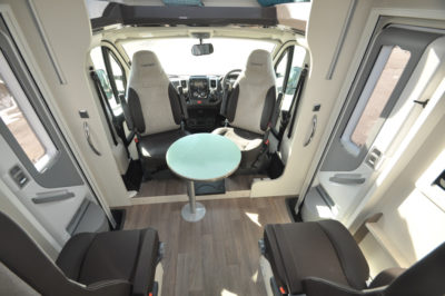 Chausson TravelLine 711 Motorhome Front Interior seatin