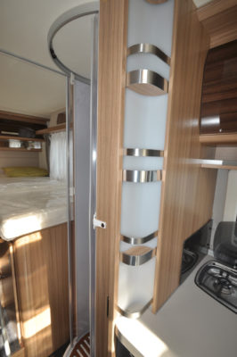 Knaus Sun Ti 700 MEG motorhome between kitchen and shower