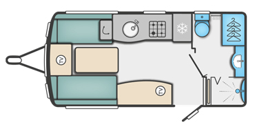 Swift Conqueror 480 floor plan