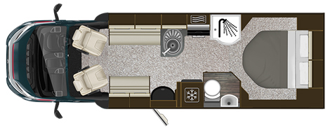 Auto-Trail Tracker LB floor plan