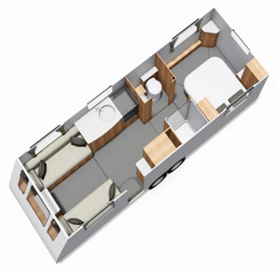 Compass Casita 860 floor plan