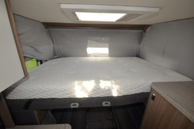 Swift Rio 340 motorhome bed