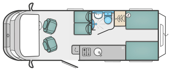 Swift Rio 340 Motorhome Floor Plan Swift Rio 340 Motorhome Floor Plan