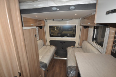 Swift Rio 340 motorhome interior looking back