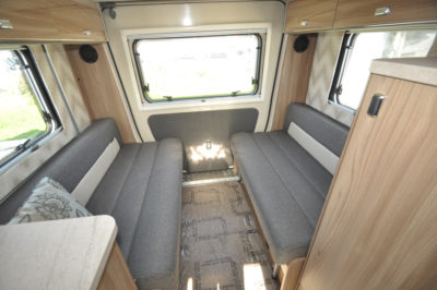 Swift Rio 340 motorhome lounge