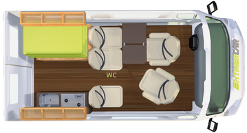 HymerCar Sydney GT60 Limited Floorplan