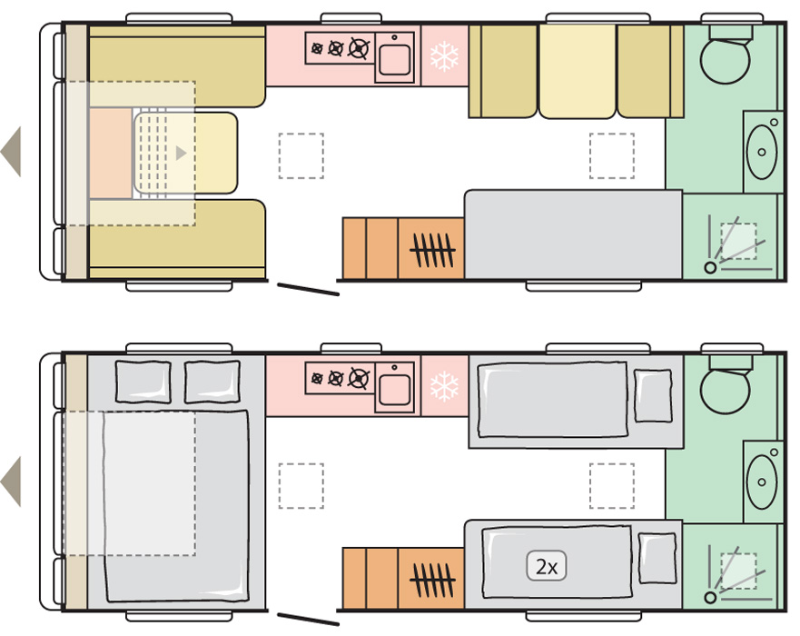 Adria Adora 623 floor plan