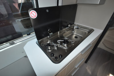 Adria Twin 640 kitchen