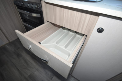 Coachman Pastiche 470 kitchen drawers