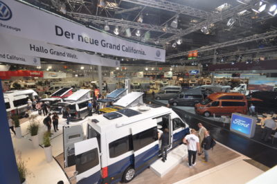 Grand California 680 motorhome at show