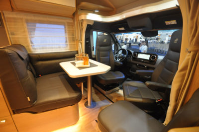 Hymer BMC motorhome seating