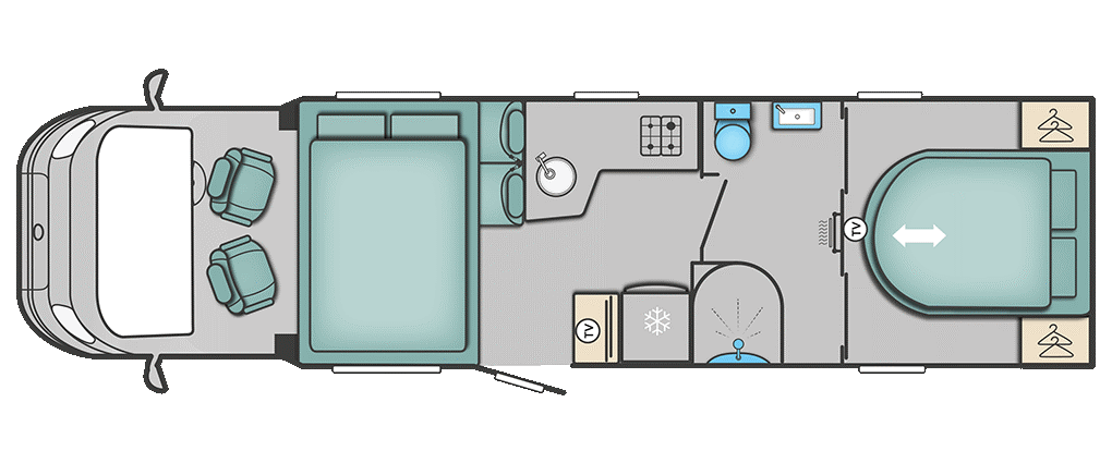 2019 Swift Kon-Tiki 650 Floor plan 2019 Swift Kon-Tiki 650 Floor plan