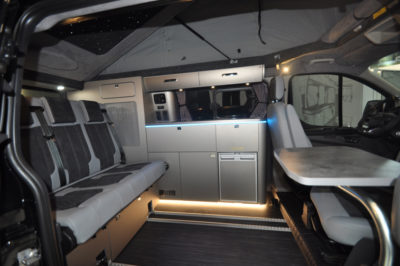 Wellhouse VR 46 motothome interior seating