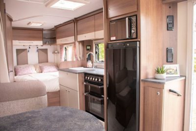 Bailey Pegasus Grande Turin interior kitchen