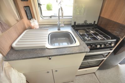 Bailey Pegasus Grande Turin kitchen front