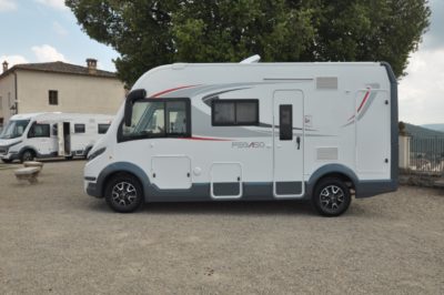 Roller Team Pegaso 590 motorhome exterior side